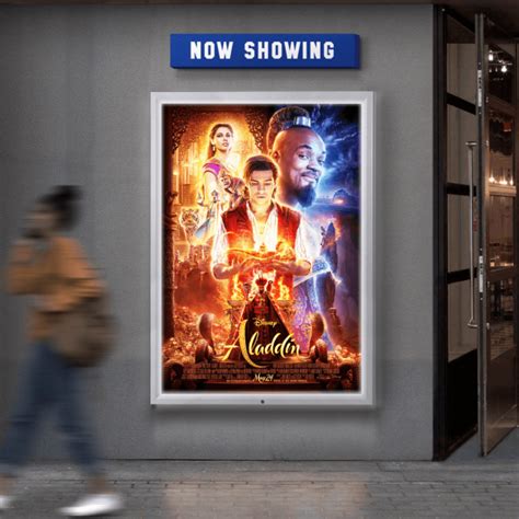 metal illuminated poster box|light up display boxes.